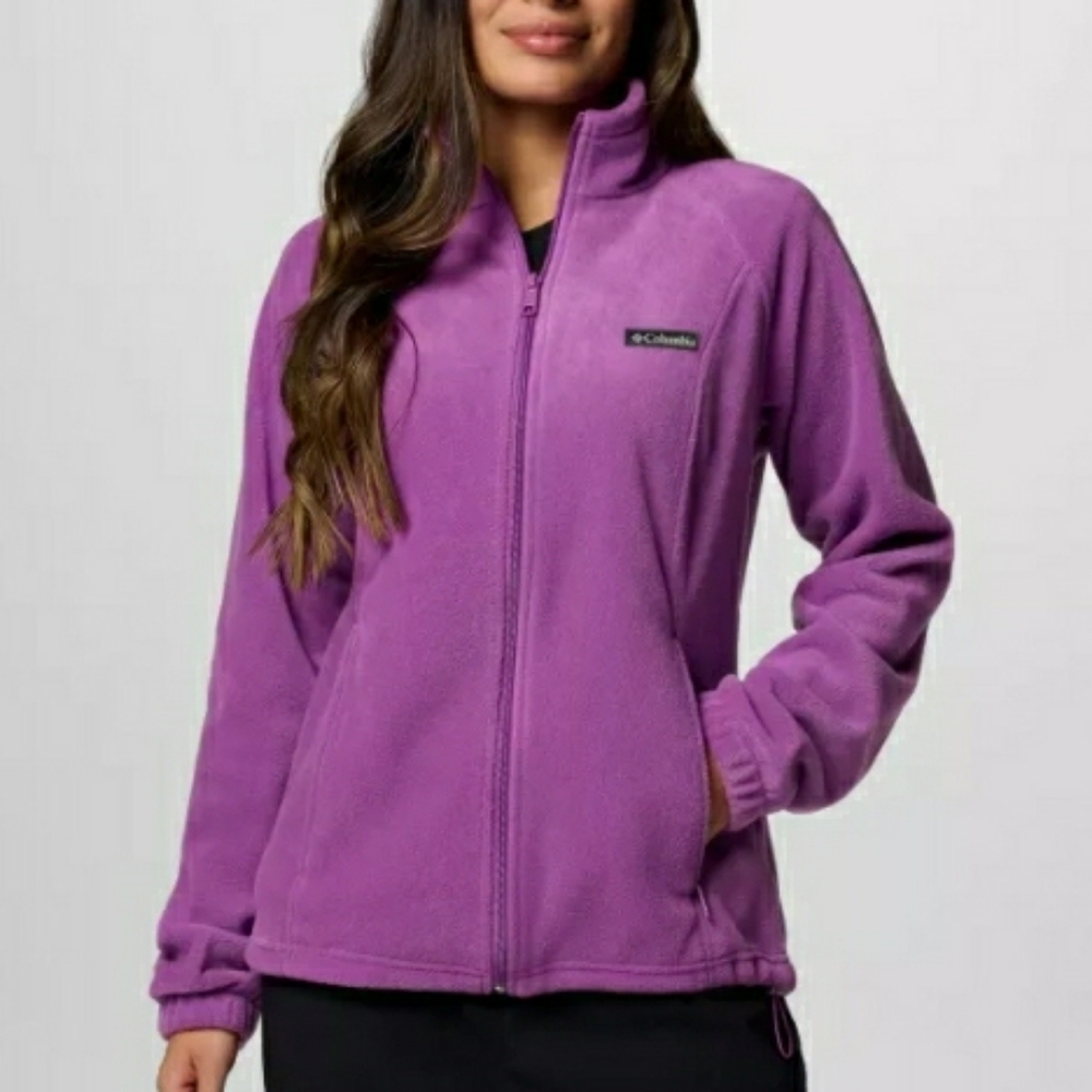 Columbia Womens Benton Ruzz Fleece Full Zip Jacket, Size M